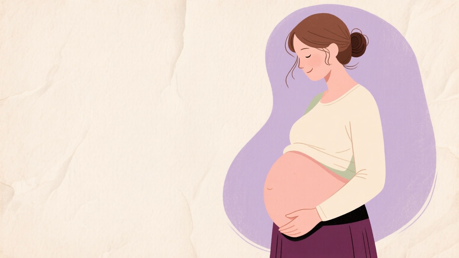 Illustration du premier mois de grossesse