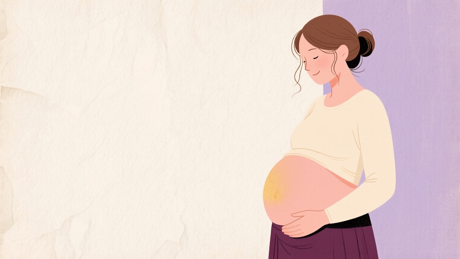 Illustration du deuxième mois de grossesse
